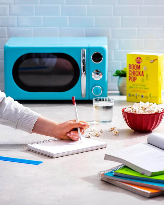 Angie’s BOOMCHICKAPOP Microwave Popcorn - Sea Salt 372g (4 x 93g),