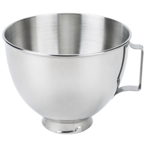 KitchenAid - K45SBWH 4-1/2-Quart Bowl - Stainless-Steel