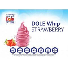 Dole Strawberry Soft Serve Mix 4.4 Lbs