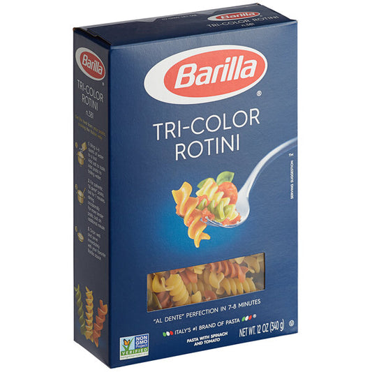 Barilla Tri Color Rotini Pasta 340g