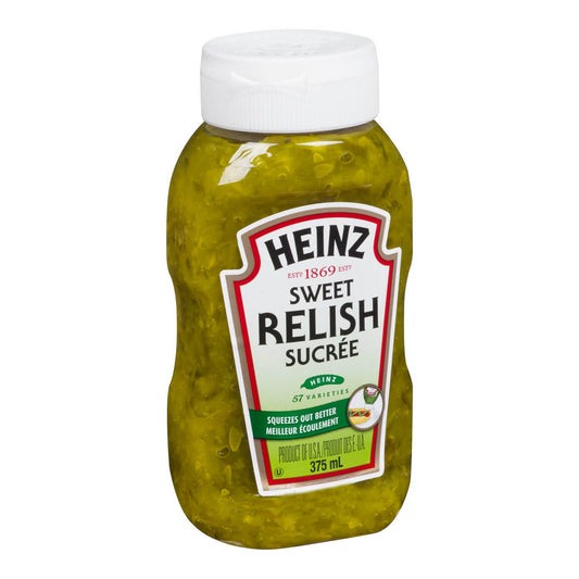 Heinz Sweet Relish, Upside Down Squeeze Bottle | 375ML