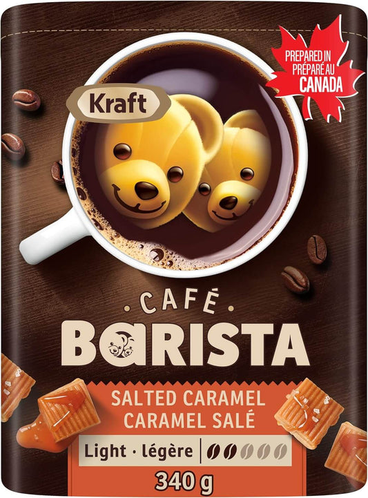 Café Barista Salted Caramel Light Roast Ground Coffee, 340g