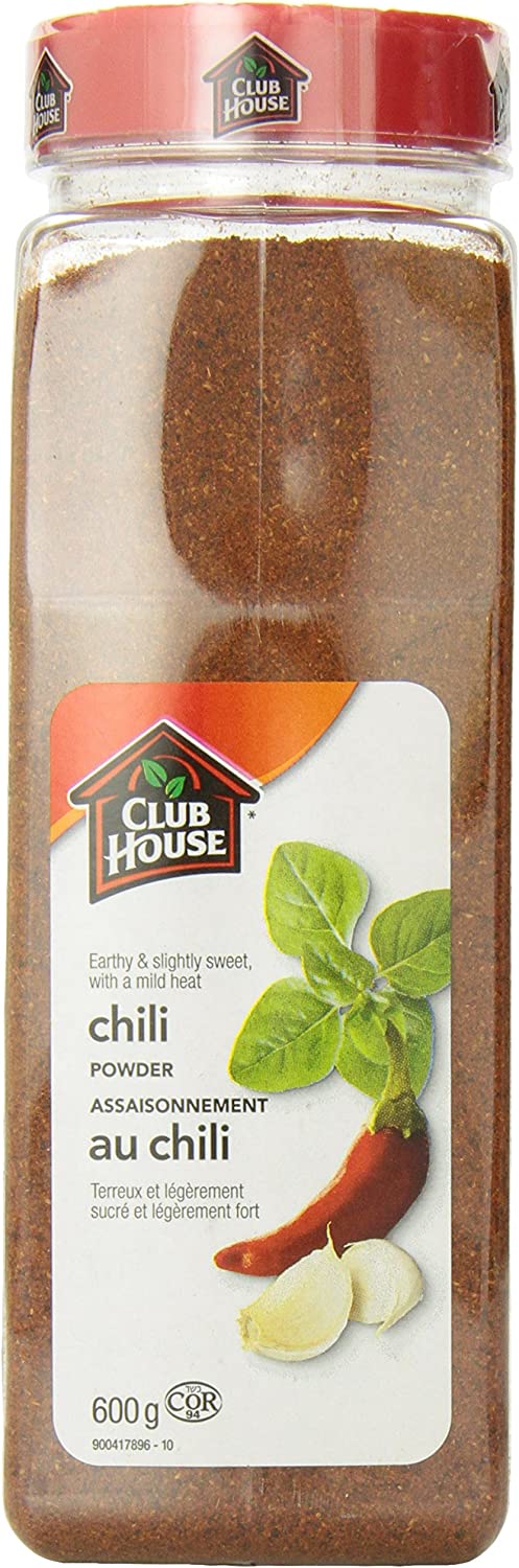 Club House, Quality Natural Herbs and Spices, Chili Powder, 600g