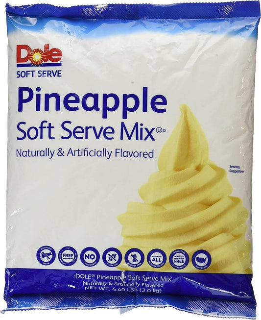 DOLE SOFT SERVE Pineapple Soft Serve Mix 4.4 lb