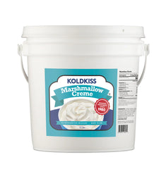 Koldkiss Marshmallow Ready-to-Use Snowball Creme Topping 10 lb. Pail