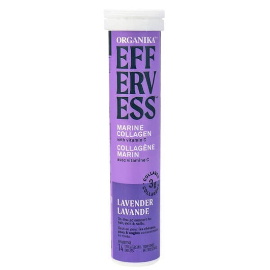 Organika – Effervess Marine Collagen Lavender 14 Tablets