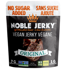 Noble Jerky Vegan Jerky, Original, No Added Sugar | 70g