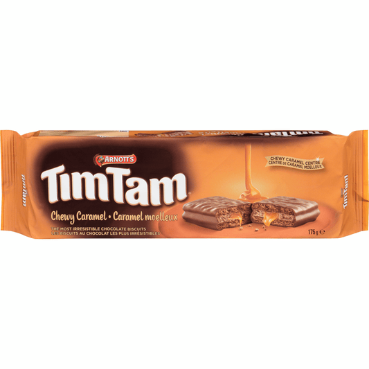 Arnott's Tim Tam Chewy Caramel Chocolate Biscuits | 175G