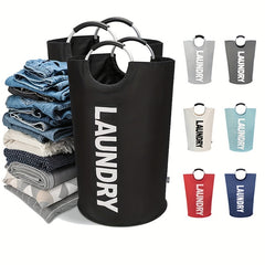 Large Collapsible Laundry Basket - Foldable, Freestanding 82L