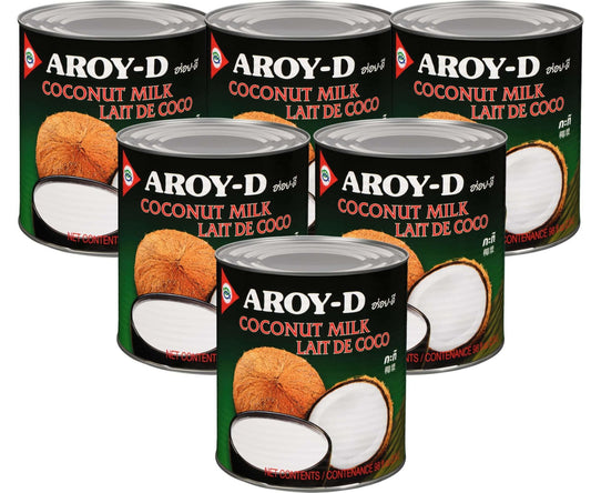AROY D Coconut Milk Bulk Size 2.9 L (6/Case) - Best before food