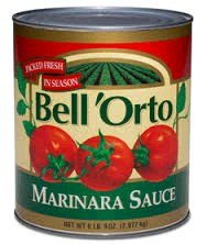 Bell 'Orto Marinara Sauce 2.84 L