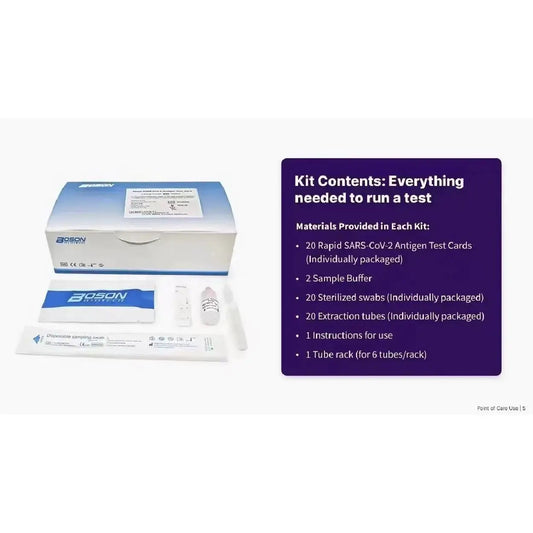 Boson - Rapid Antigen Test Kit (20 Kits/Box) - Best before food