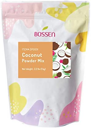 Bossen Bubble Tea Powder Mix - Coconut 2.2lb/1kg - Best before food