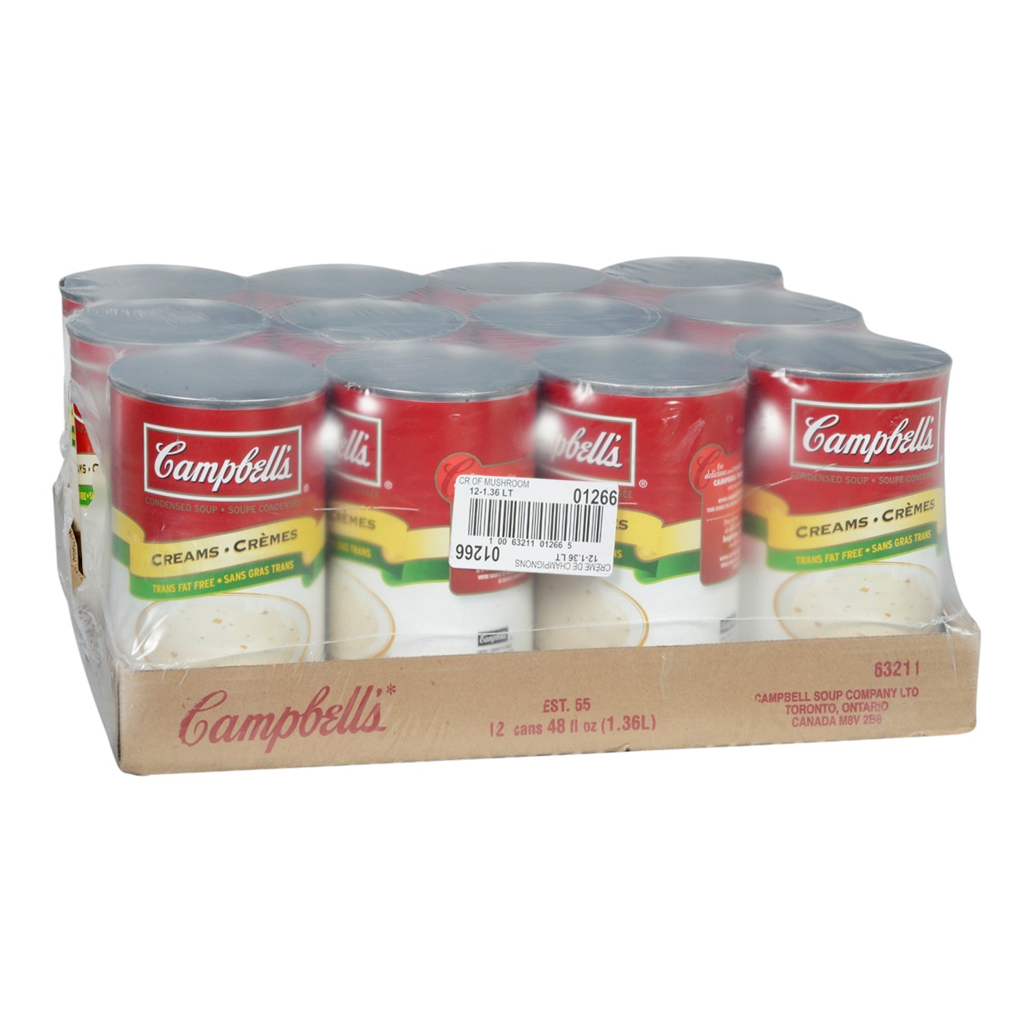 CAMPBELL'S Condensed Soups Bulk Pack 1.36L/48oz (12 pack) - Best before food