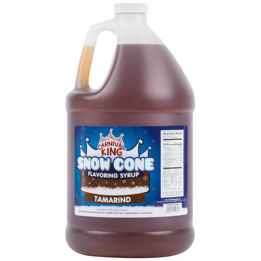 Carnival King Tamarind Snow Cone Syrup- 1 Gallon - Best before food