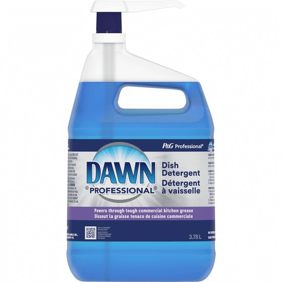 Dawn professional Dish Soap concentrate with pump- 3.78l/1 gallon - Best before food