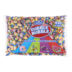 Dubble Bubble Twist Gum 420+ pièces assorties 1,89 kg 
