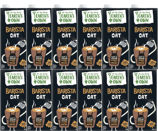 Earth's Own Oat Milk Barista Edition | 12 Pack - 946ml - Best before food