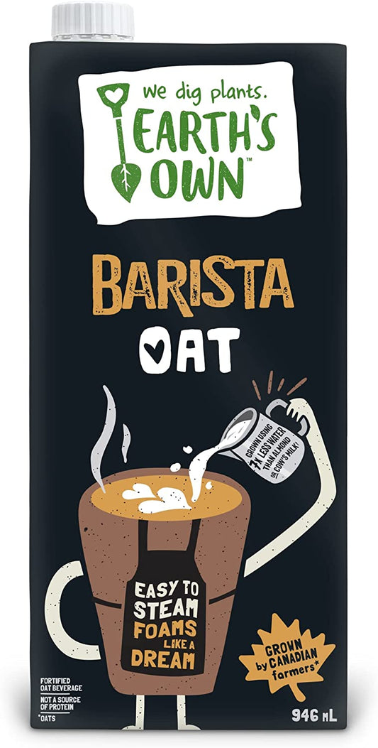 Earth's Own - Lait d'Avoine Édition Barista 946ml/32oz