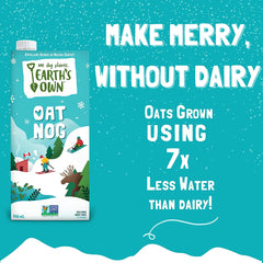 Earth’s Own Oat Milk Oat Nog 946mL Limited Time Only - Best before food
