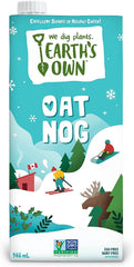 Earth’s Own Oat Milk Oat Nog 946mL Limited Time Only - Best before food