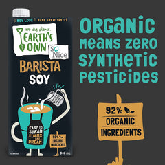 Earth's Own - Soy Milk Barista Blend 946ml/32oz | 12 Pack - Best before food