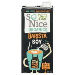 Earth's Own - Soy Milk Barista Blend 946ml/32oz | 12 Pack - Best before food