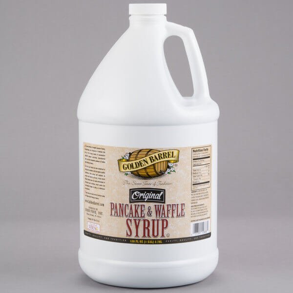 Golden Barrel Pancake & Waffle Syrup 1 Gallon - Best before food