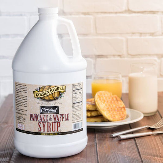 Golden Barrel Pancake & Waffle Syrup 1 Gallon - Best before food