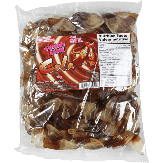 GUMMY ZONE Bonbons Bouteilles Super Cola -1 kg