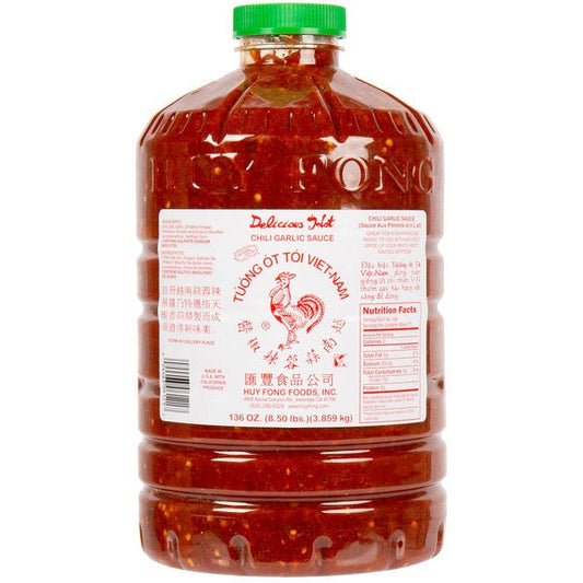 Huy Fong Sriracha Chili Sauce à l'ail, 8,50 lb en vrac