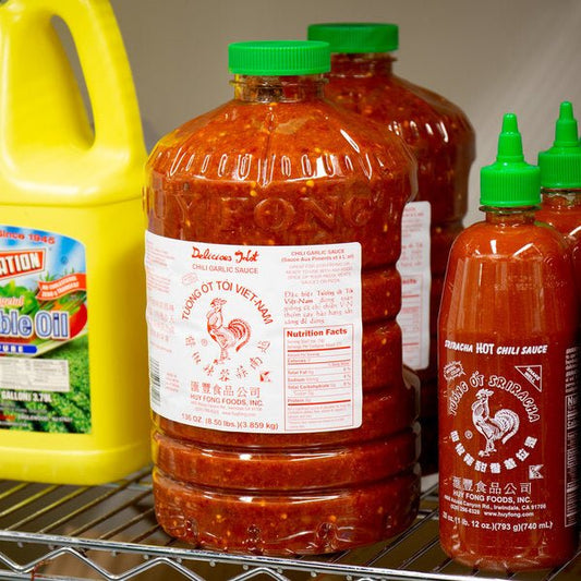 Huy Fong Sriracha Chili Sauce à l'ail, 8,50 lb en vrac