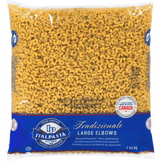 ITALPASTA Pasta, Macaroni Products Large Elbows 4.54kgs/10lbs