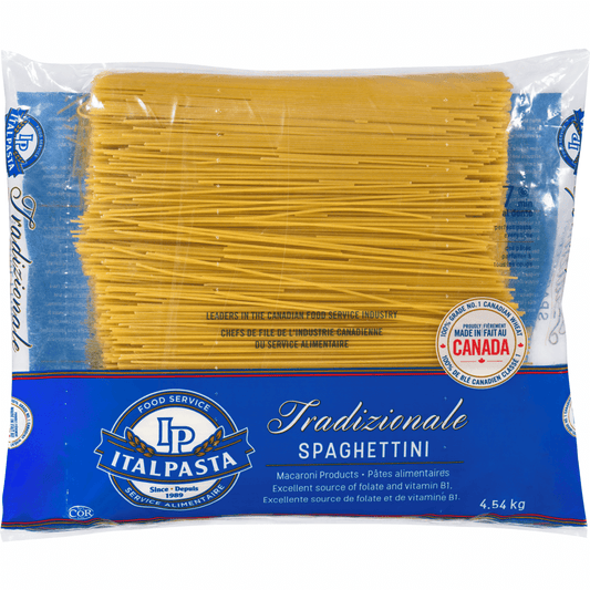 ITALPASTA Spaghettini Pasta 4.54kgs/10lbs