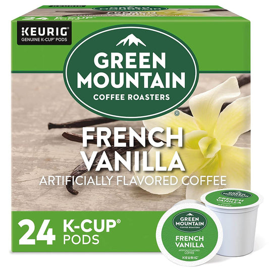 Keurig Green Mountain French Vanilla K-Cup Pods 24 Count - Best before food