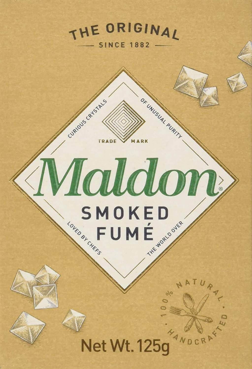 Maldon Smoked Sea Salt Flakes 125g - Best before food