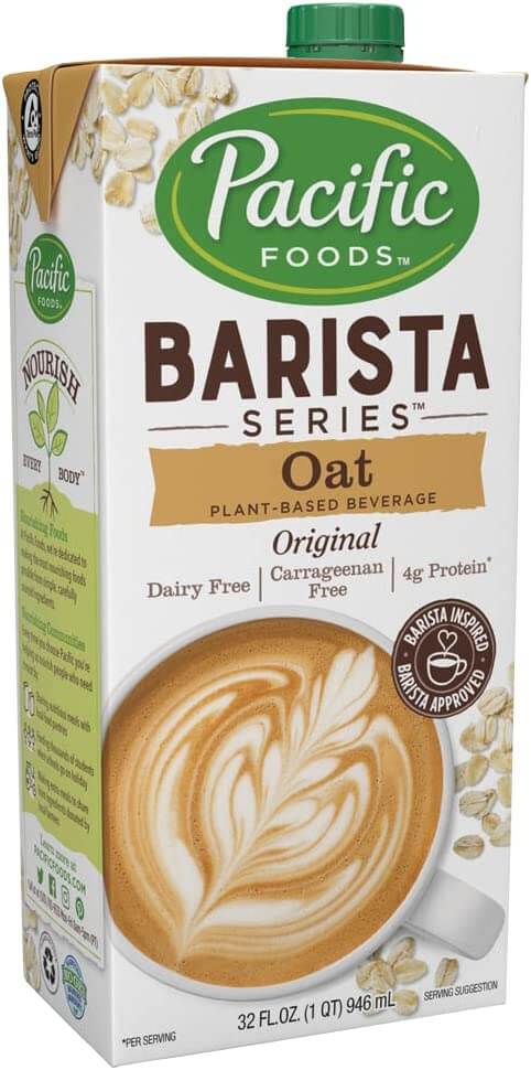 Pacific Foods Barista Oat Milk 946 ml/32 oz - Best before food