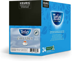 Tetley Earl Grey K-Cup pods for Keurig brewers, 24 count - Best before food