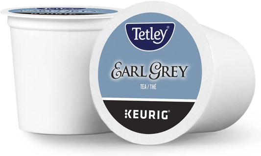 Tetley Earl Grey K-Cup pods for Keurig brewers, 24 count - Best before food