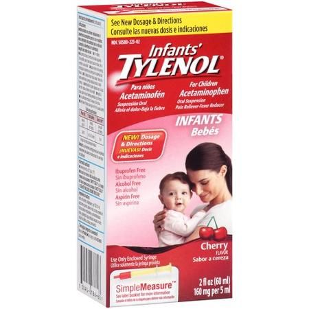 Tylenol Infant Cherry (2 Oz) - Best before food