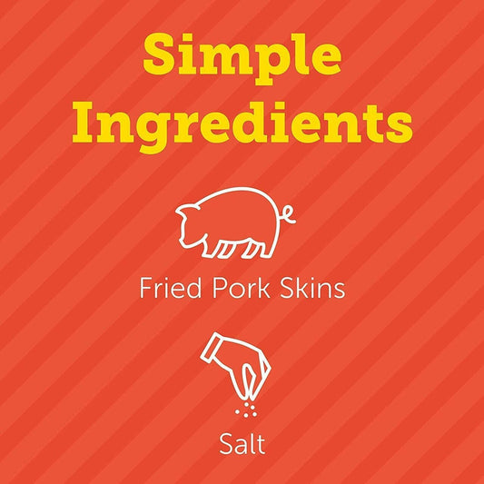 UTZ Original Pork Rinds | Zero Carbs | Keto Friendly - 510 g/18oz - Best before food