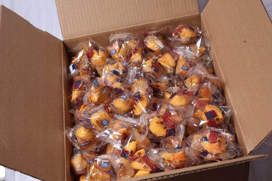 WINGS Fortune Cookies Wrapped 400pcs - Best before food